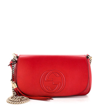 Gucci Soho Chain Crossbody Bag Leather Medium