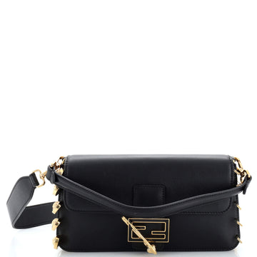 Fendi x Versace Fendace Brooch Baguette NM Bag Leather Medium