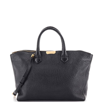 Burberry Dewsbury Convertible Tote Heritage Grained Leather Medium