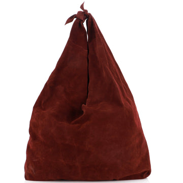 The Row Bindle Knot Hobo Suede
