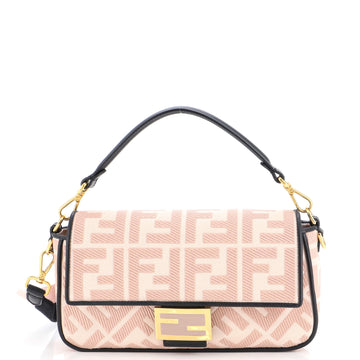 Fendi Baguette NM Bag Zucca Embroidered Canvas Medium