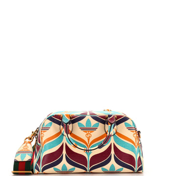 Gucci x adidas Duffle Bag Printed Leather Mini