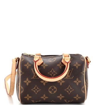 Louis Vuitton Speedy Bandouliere Bag Monogram Canvas Nano