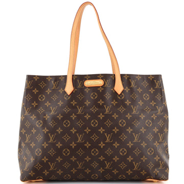 Louis Vuitton Wilshire Handbag Monogram Canvas GM