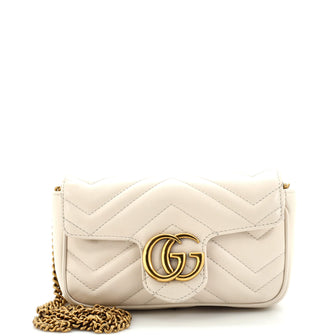 Gucci GG Marmont Flap Bag Matelasse Leather Super Mini