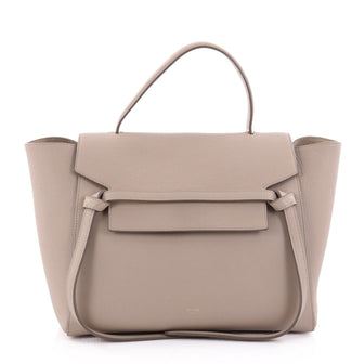 Celine Belt Bag Textured Leather Mini Neutral 2351501