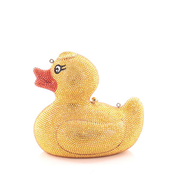 Judith Leiber Rubber Duck Minaudiere Crystal Small Yellow 2351503
