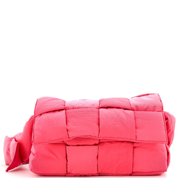 Bottega Veneta Padded Tech Cassette Crossbody Bag Intrecciato Nylon