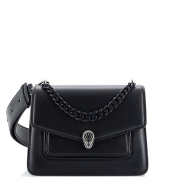 Bvlgari Serpenti Forever Maxi Chain Crossbody Bag Leather Small