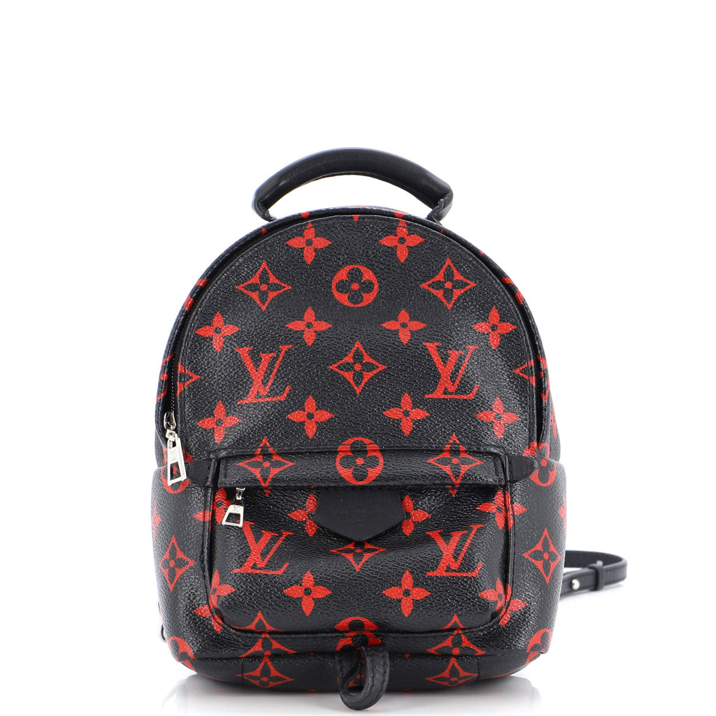 Louis Vuitton Palm Springs Backpack Limited Edition Monogram Infrarouge Mini  Black 23519915