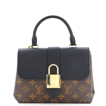 Louis Vuitton Locky Handbag Monogram Canvas with Leather BB
