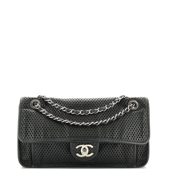 Chanel Up In The Air Flap Bag Perforated Leather Medium