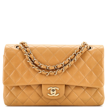 Chanel Vintage Classic Double Flap Bag Quilted Lambskin Medium