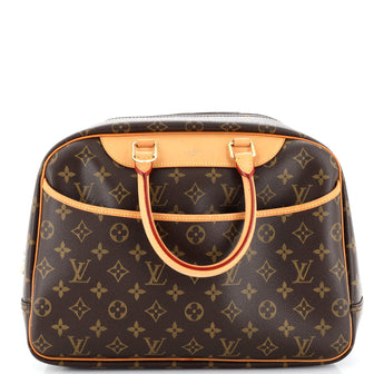 Louis Vuitton Deauville Handbag Monogram Canvas Brown 2352961