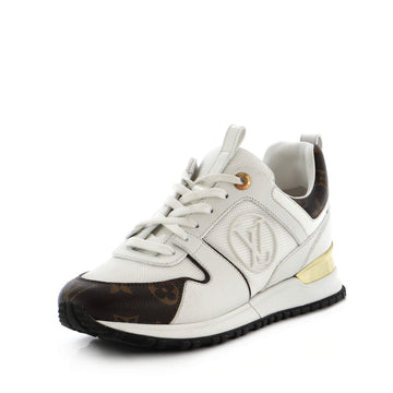 Louis Vuitton Women's Run Away Sneakers Mesh with Monogram Canvas and Leather