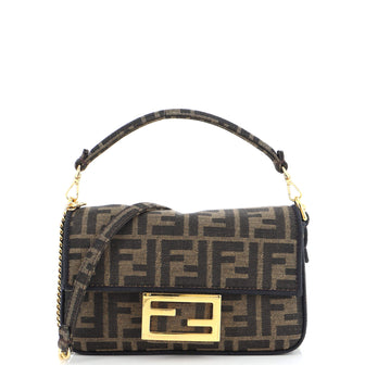 Fendi Baguette NM Bag Zucca Canvas Mini