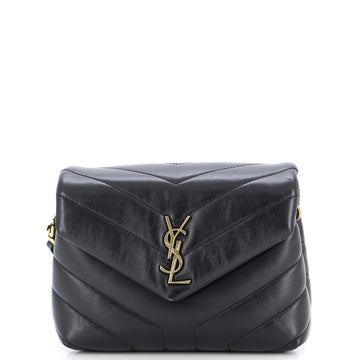 Saint Laurent Loulou Shoulder Bag Matelasse Chevron Leather Toy