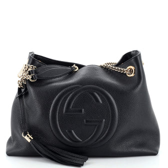 Gucci Soho Chain Strap Shoulder Bag (Outlet) Leather Medium