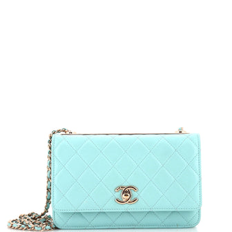 Chanel Trendy CC Wallet on Chain Quilted Lambskin