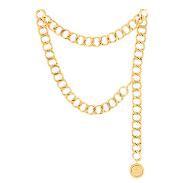 Chanel Vintage Medallion Chain Belt Metal