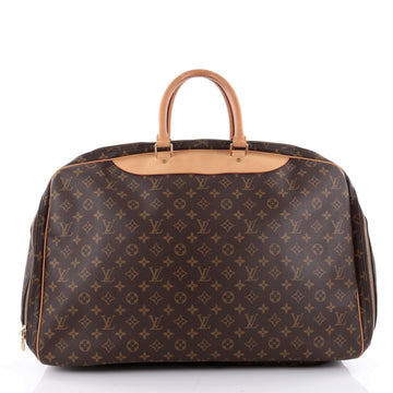 Louis Vuitton Alize Bag Monogram Canvas 3 Poches Brown