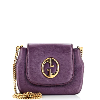 Gucci 1973 Chain Shoulder Bag Leather Small