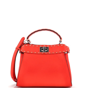 Fendi Iconic Selleria Peekaboo Bag Leather Mini