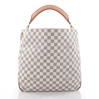 Louis Vuitton Soffi Handbag Damier White 2354701