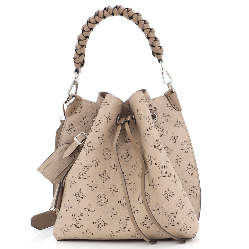 Louis Vuitton Muria Bucket Bag Mahina Leather Neutral 2354781