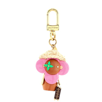 Louis Vuitton Vivienne Explorer Bag Charm Wood and Resin