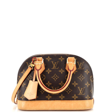 Louis Vuitton Alma Handbag Monogram Canvas BB