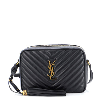 Saint Laurent Lou Camera Bag Matelasse Chevron Leather Small