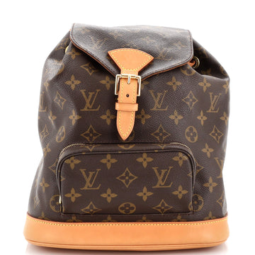 Louis Vuitton Vintage Montsouris Backpack Monogram Canvas MM