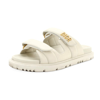 Christian Dior Women's DiorAct Slide Sandals Leather