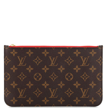 Louis Vuitton Neverfull Pochette Monogram Canvas Large