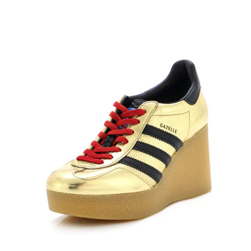 Gucci x Adidas Women's Gazelle Wedge Sneakers Leather with Rubber