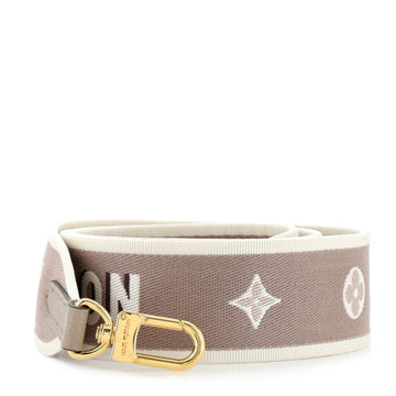Louis Vuitton Logo Shoulder Strap Jacquard Wide