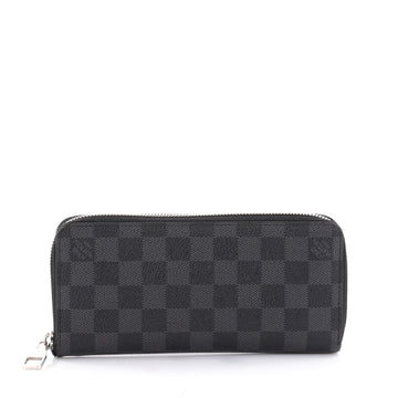 Louis Vuitton Zippy Wallet Damier Graphite Vertical Gray