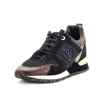 Louis Vuitton Women's Run Away Sneakers Mesh with Monogram Canvas and Suede