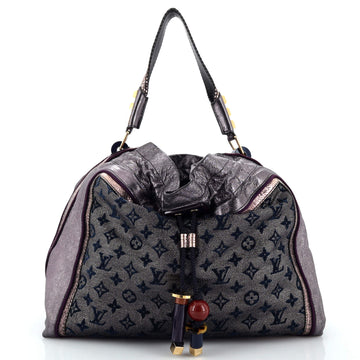 Louis Vuitton Bluebird Handbag Limited Edition Monogram Lurex Canvas