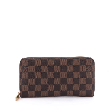 Louis Vuitton Zippy Wallet Damier Brown
