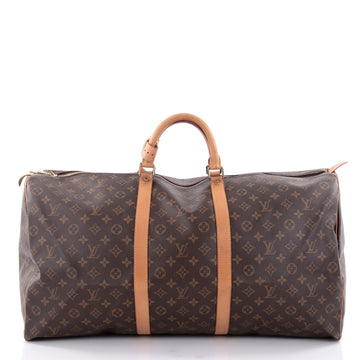 Louis Vuitton Keepall Bag Monogram Canvas 60 Brown