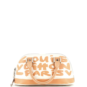 Louis Vuitton Alma Handbag Limited Edition Graffiti Leather PM