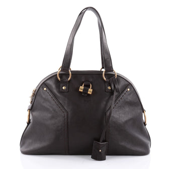 Saint Laurent Muse Shoulder Bag Leather Large Brown 2357801