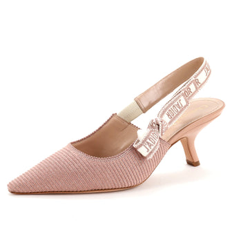 Christian Dior Women's J'Adior Slingback Pumps Technical Fabric 65