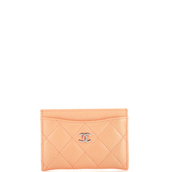 Chanel Classic Card Holder Quilted Caviar
