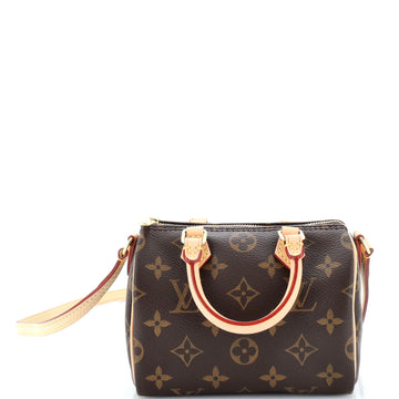 Louis Vuitton Speedy Bandouliere Bag Monogram Canvas Nano