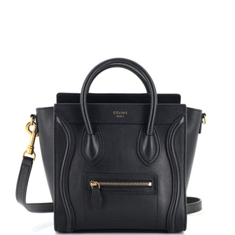 Celine Luggage Bag Smooth Leather Nano