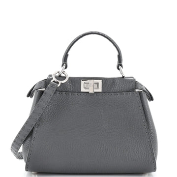 Fendi Selleria Peekaboo Bag Leather Mini