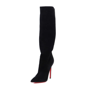 Christian Louboutin Women's Kate Botta Knee High Boots Suede 100